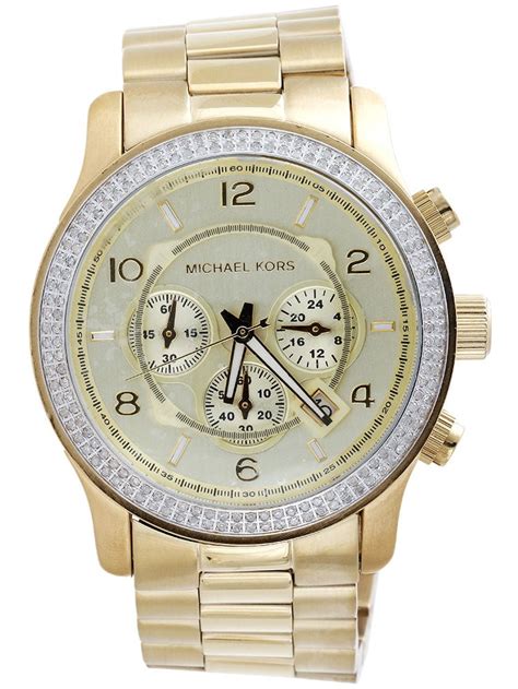 michael kors diamond watch mens|men's mk watch with diamonds.